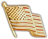 U.S. PATRIOTIC FLAG PIN  