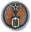 10TH AIR FORCE PIN  