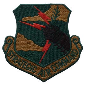 USAF STRATEGIC AIR COMMAND SUBDUED PATCH  