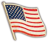 US FLAG PIN  