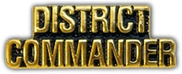 DISTRICT COMMANDER PIN  