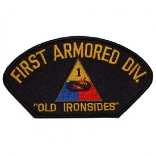 1ST ARMORED DIVISION HAT PATCH  