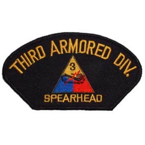 3RD ARMORED DIVISION HAT PATCH  