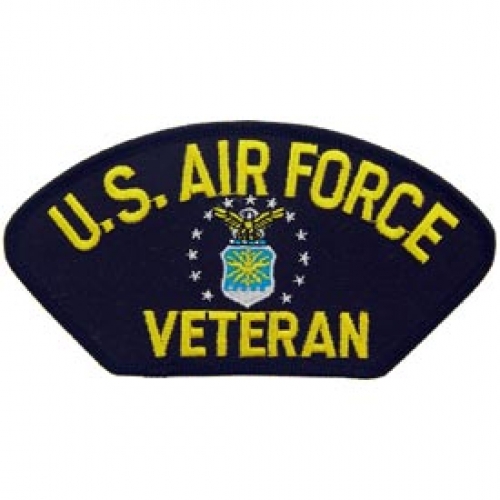 USAF VETERAN HAT PATCH  