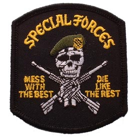 SPECIAL FORCES MESS WITH THE BEST BLACK PATCH  