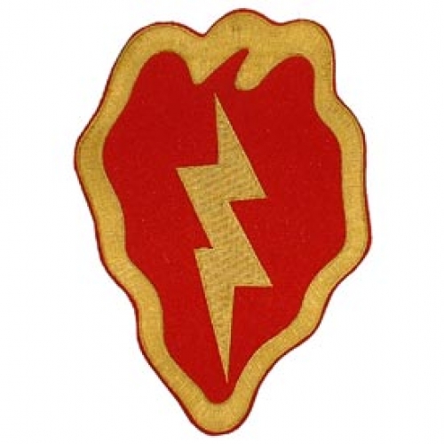 25TH INFANTRY DIVISION 7" PATCH  