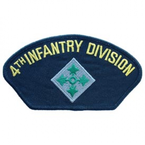 4TH INFANTRY DIVISION HAT PATCH  