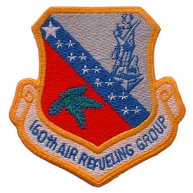 USAF 160TH AIR REFUELING GROUP PATCH  
