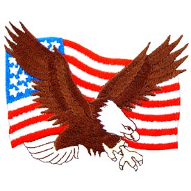 US FLAG W/EAGLE PATCH  