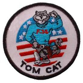 USN TOM CAT F14 PATCH  