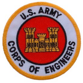 ARMY CORPS OF ENGINEERS PATCH  