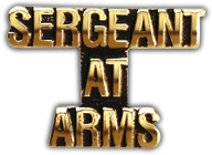 SERGEANT AT ARMS PIN  