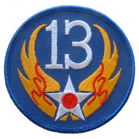USAF 13TH PATCH  