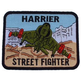 USMC HARRIER STREET FIGHTER PATCH  