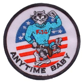 USN TOM CAT ANYTIME PATCH  