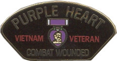 VV PH COMBAT WOUNDED PIN  