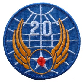 USAF 20TH PATCH  