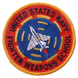 US NAVY FIGHTER WEAPON SCHOOL PATCH  