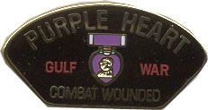 GULF WAR PH COMBAT WOUNDED PIN  