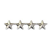 4 STAR GENERAL PIN  