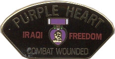 IRAQI FREEDOM PH COMBAT WOUNDED PIN  