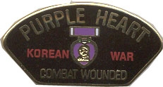 KOREAN WAR PH COMBAT WOUNDED PIN  