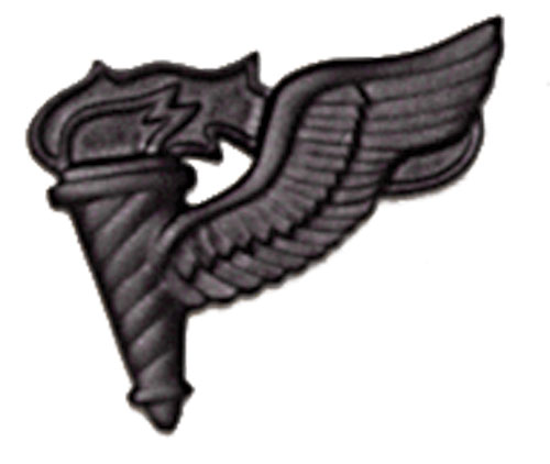 Army Badge: Pathfinder - Black Metal   