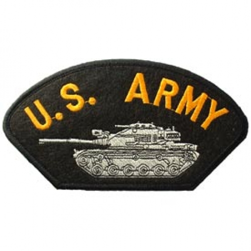 US ARMY TANK HAT PATCH  
