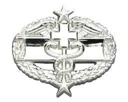Army Badge: Combat Medical 3rd Award - No Shine  