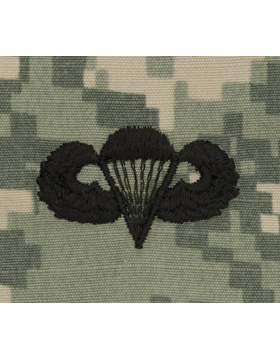 Army Badge: Parachute - ACU Sew On (Pair)