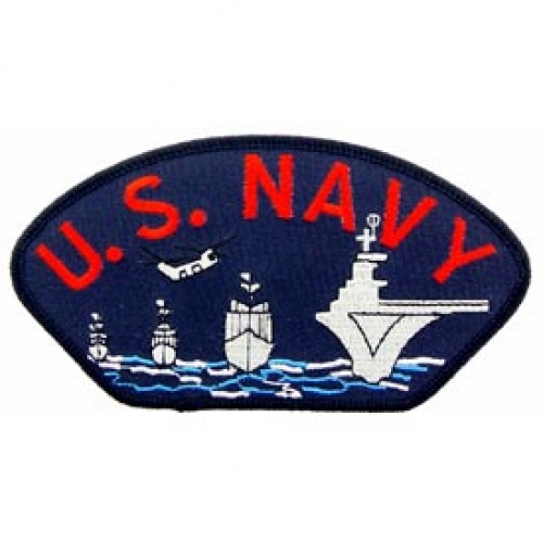 US NAVY HAT PATCH  