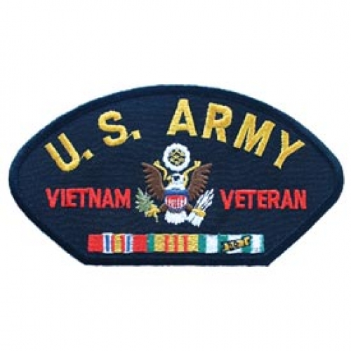 US ARMY VIETNAM VETERAN HAT PATCH  