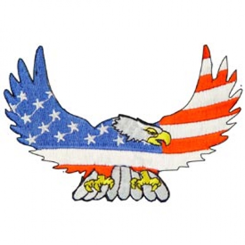 RED WHITE AND BLUE PATCH  