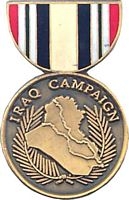 IRAQI CAMPAIGN PIN  