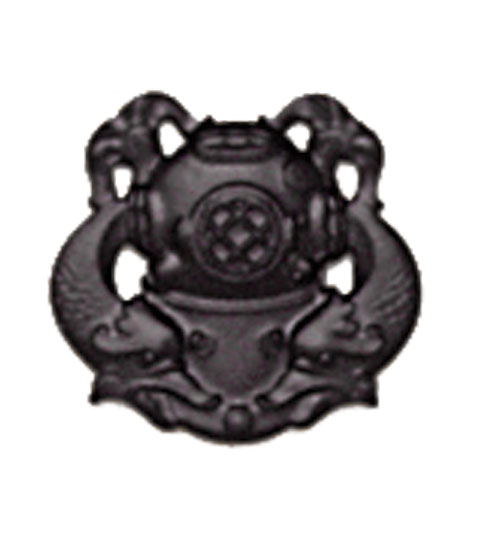 Army Badge: Diver First Class - Black Metal
