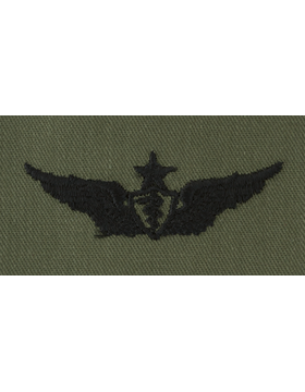 Army Badge: Senior Flight Surgeon - Subdued Sew On    