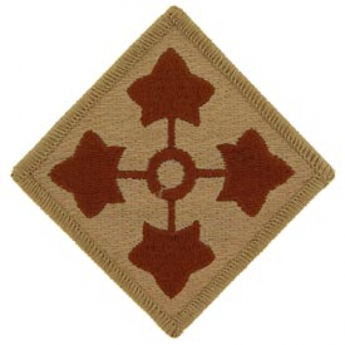 4TH INFANTRY DIVISION DESERT PATCH  