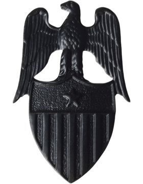 Army Officer Branch Of Service Collar Device: Brigadier General Aide - Black Metal