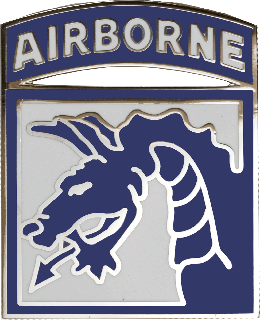Army Combat Service Identification Badge: 18th Airborne Corps