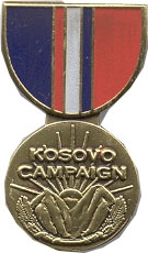 KOSOVO CAMPAIGN MM PIN  
