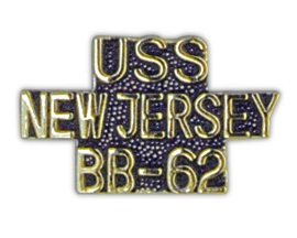 USS NEW JERSEY PIN  