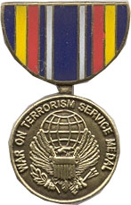 SERVICE WAR ON TERRORISM MM PIN  