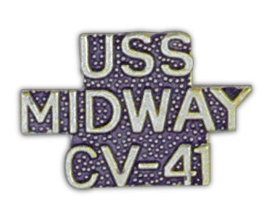 USS MIDWAY PIN  