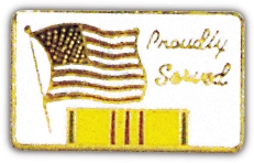 PROUDLY SERVED PIN  