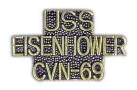 USS EISENHOWER PIN  