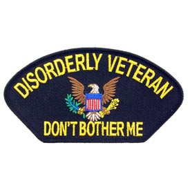 Disorderly Veteran "Don't Bother Me" Hat Patch 