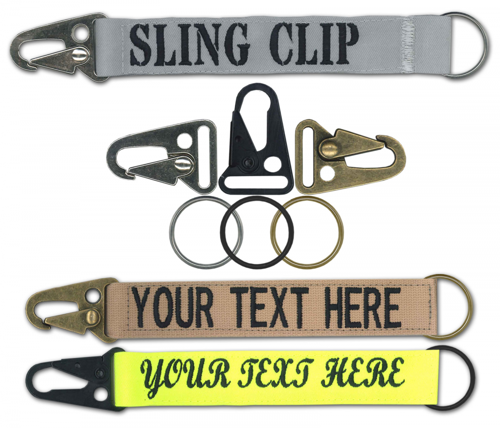 Customize Sling Clip Bag Tag Luggage Tag Northern Safari Army Navy