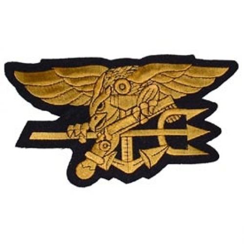 SEAL TRIDENT 7" WIDE PATCH  