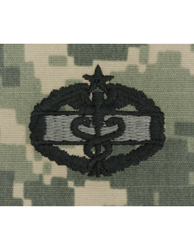 Army Badge: Combat Medical Second Award - ACU Sew On (Pair)