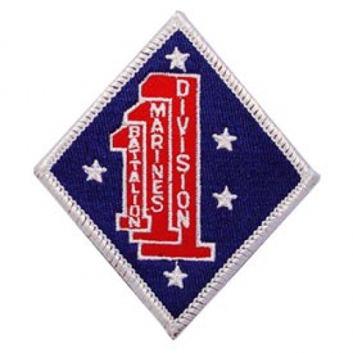 USMC 1ST BATTALION 1ST DIVISION PATCH  